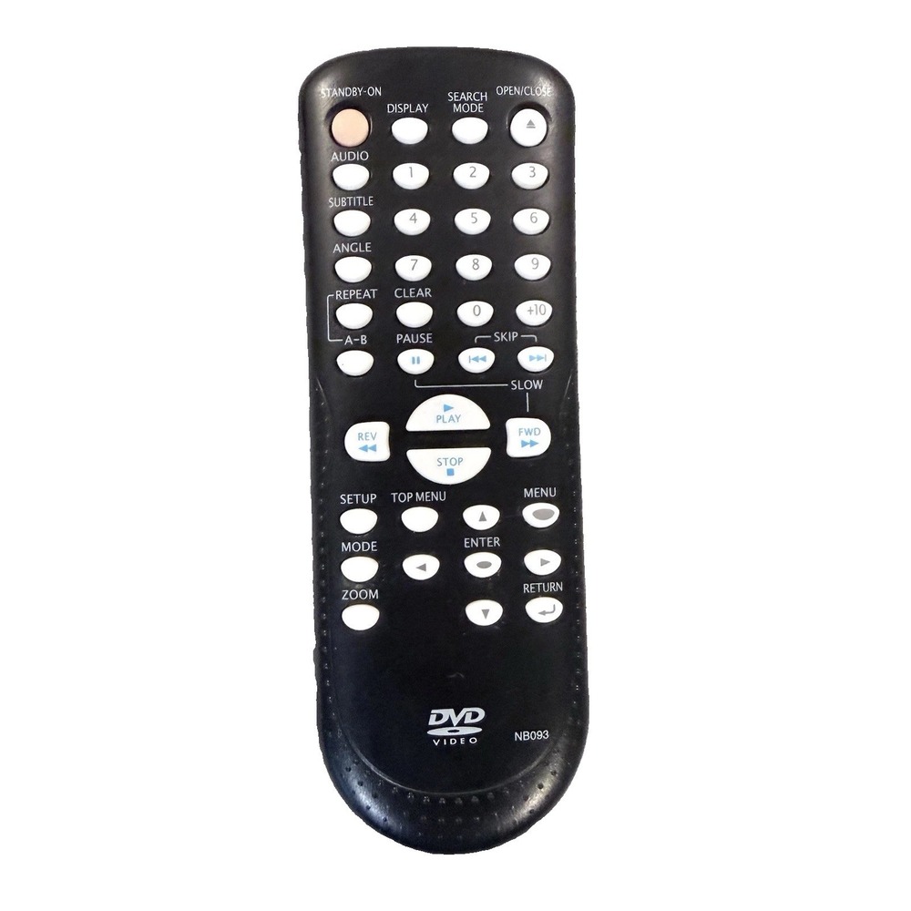 Magnavox NB093 DVD Player Remote Control DP100MW8 MDV2100 MDV2300 OEM Black